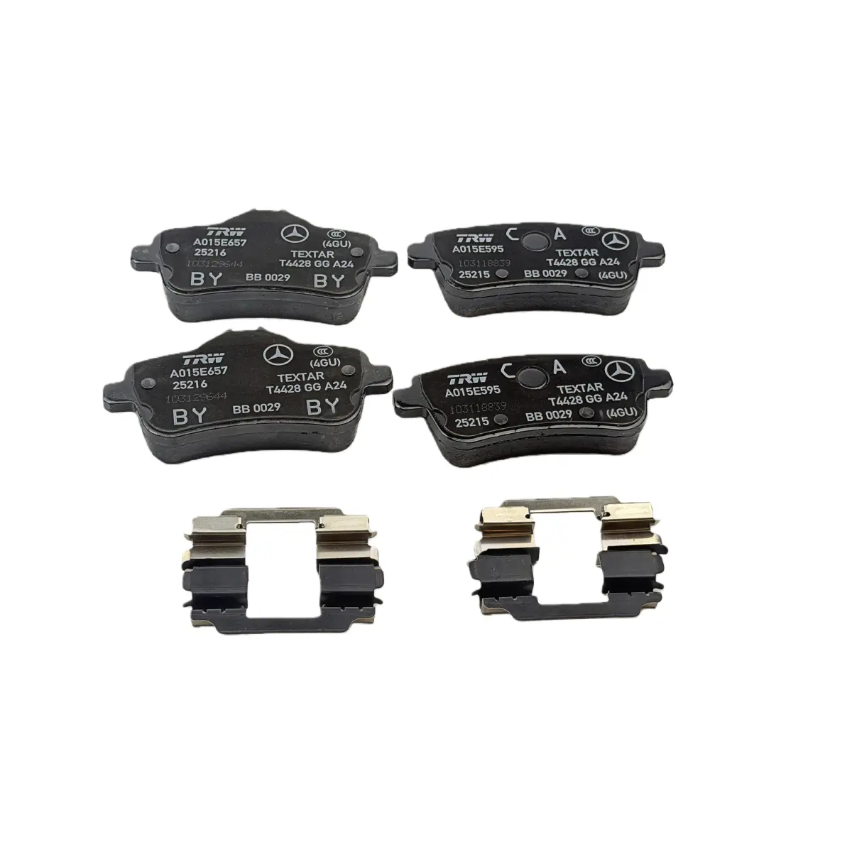 Mercedes-Benz A000420670464 brake pad set detail view for automotive brake system wholesale spare parts