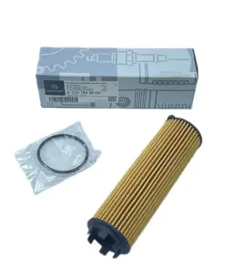 Mercedes-Benz A2561840000 engine oil filter angle view for automotive engine lubrication system wholesale spare parts