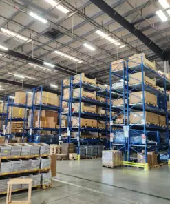 Assembly area of a bulk auto parts factory with high-efficiency production workflow