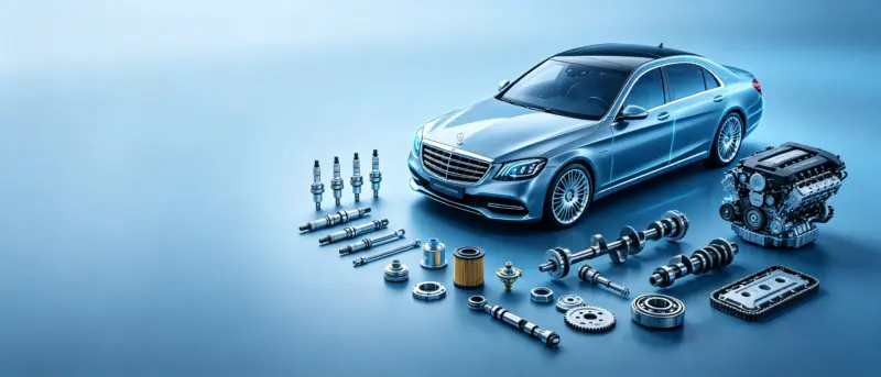 Mercedes-Benz auto engine parts banner Wholesale Supply